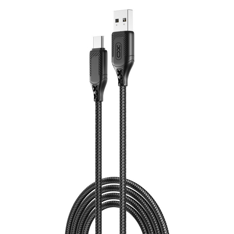 xo-nb235-usb-to-typec-braided-1m-black